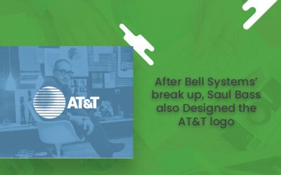 AT&T logo by Saul Bass